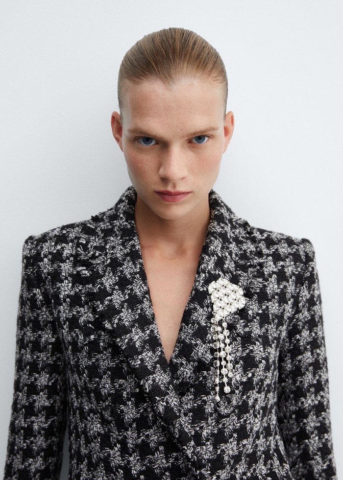 Mango tüvit ceket - Görsel 4