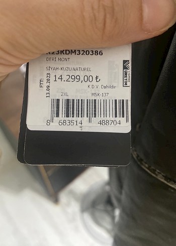 Tergan Kuzu Derisi Siyah Kadın Deri Ceket - Görsel 7