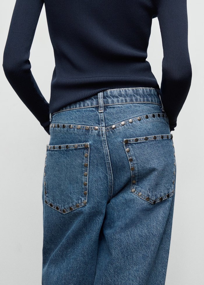 Mango Kadın Kot Pantolon jeans - Görsel 4