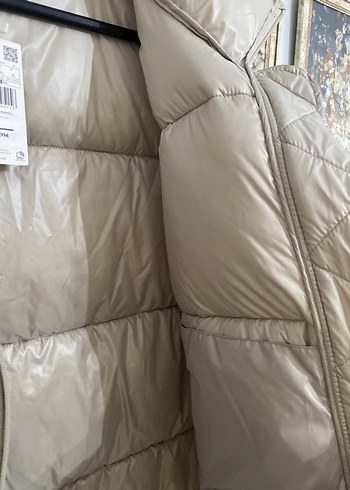 Mango Bej Kadın Şişme Mont - Görsel 6