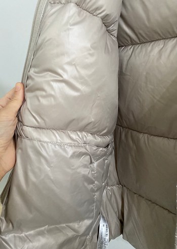 Mango Bej Kadın Şişme Mont - Görsel 5