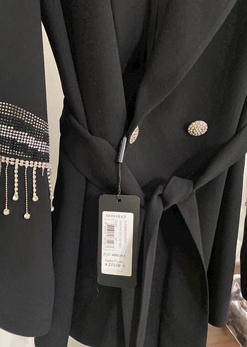 Modaİlgi Kolları Tal Detaylı Abiye Ceket - Görsel 6