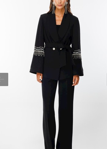 Modaİlgi Kolları Tal Detaylı Abiye Ceket - Görsel 4