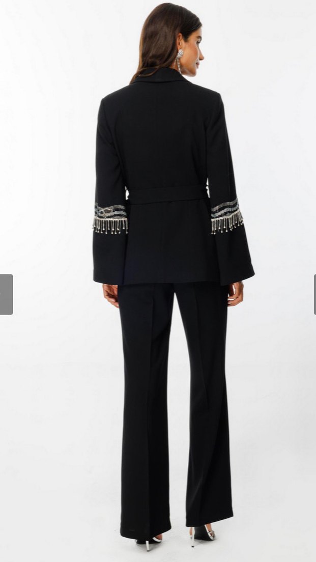 Modaİlgi Kolları Tal Detaylı Abiye Ceket - Görsel 2