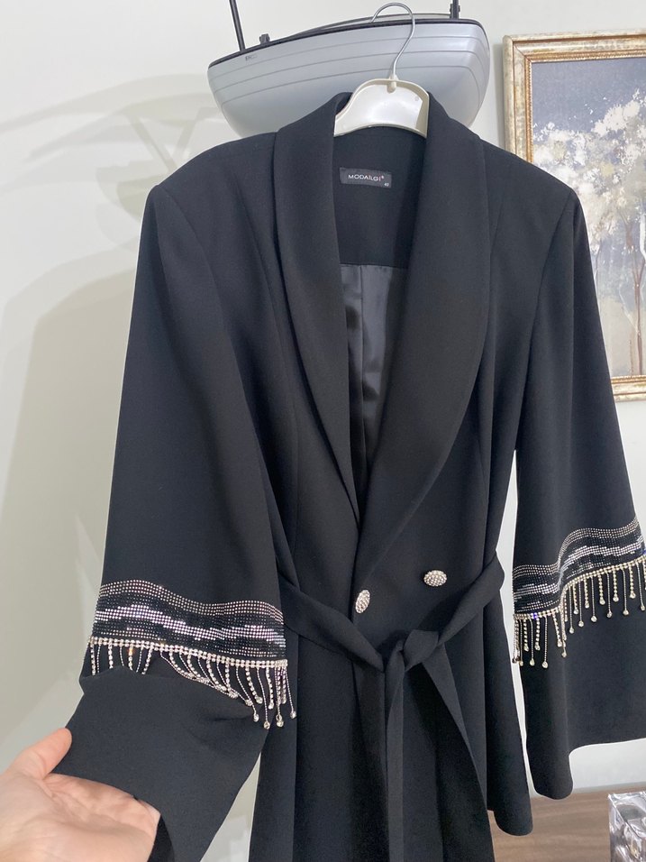 Modaİlgi Kolları Tal Detaylı Abiye Ceket - Görsel 5