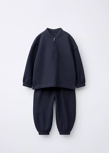 Zara  Erkek Çocuk Rahat Kesim Eşofman Takımı - Görsel 2