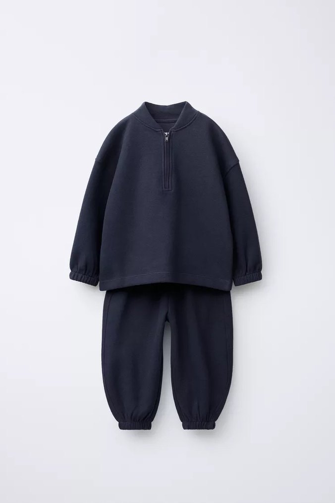 Zara  Erkek Çocuk Rahat Kesim Eşofman Takımı - Görsel 2