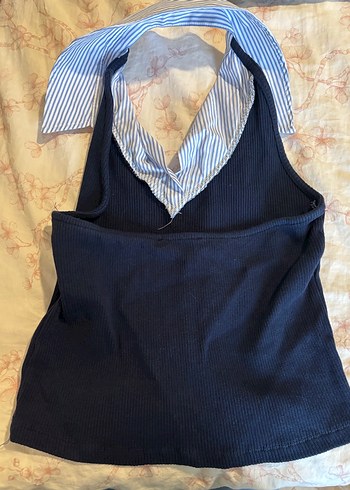 Stradivarius y2k askılı üst - Görsel 2