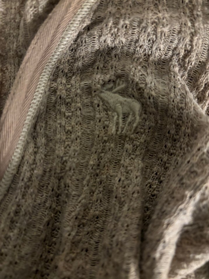 Vintage Abercrombie Henley Bluz - Görsel 3