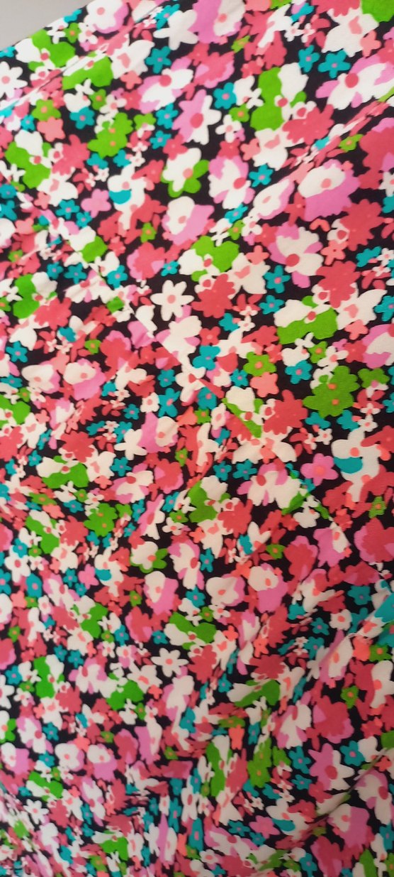 Renkli Piliseli Uzun Bohem Elbise - Görsel 3