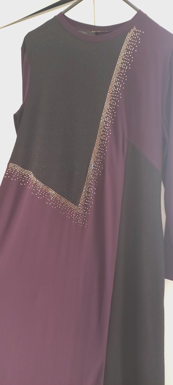 Mor Uzun Kollu V Yaka Takım - Görsel 3