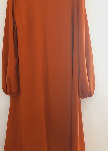 Kadın Kahverengi Uzun Kollu Salaş Tunikli Takım - Görsel 2