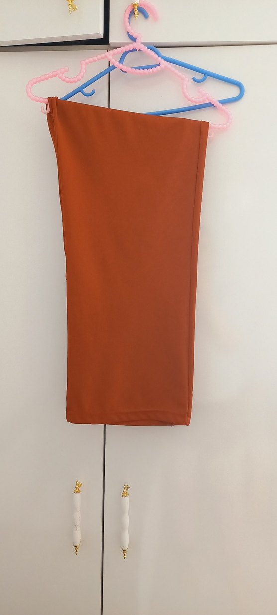 Kadın Kahverengi Uzun Kollu Salaş Tunikli Takım - Görsel 4