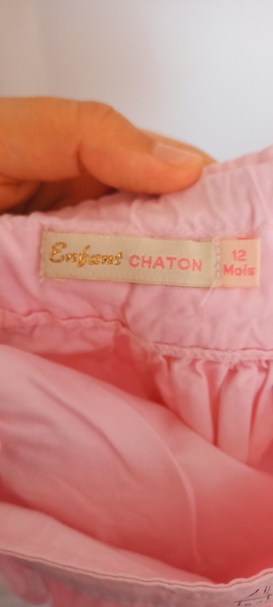 Pembe Fırfırlı Kız Çocuk Etek - Görsel 3