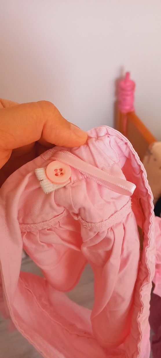 Pembe Fırfırlı Kız Çocuk Etek - Görsel 5