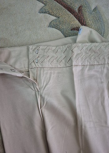 Kadın kanvas pantolon - Görsel 6