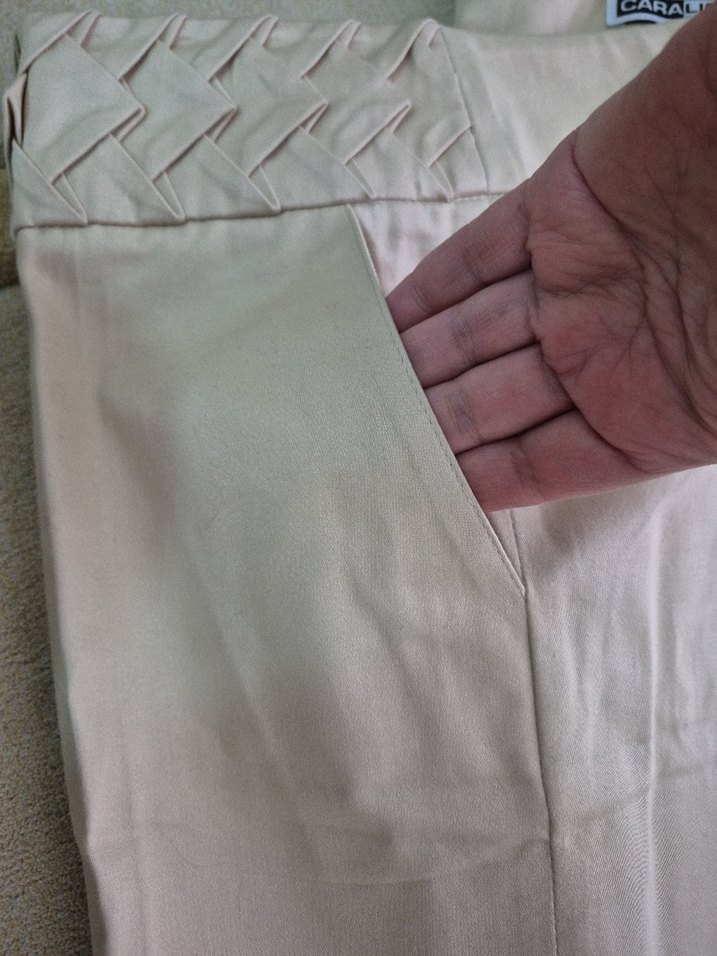 Kadın kanvas pantolon - Görsel 4