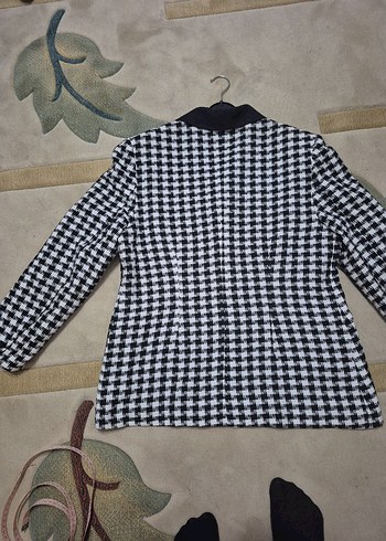 kazayağa Ceket Siyah Beyaz - Görsel 6