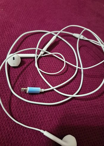 Beyaz Kulak İçi Mikrofonlu Kulaklık - Görsel 4