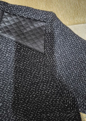 Düğmeli Gri Kadın Ceket - Görsel 7