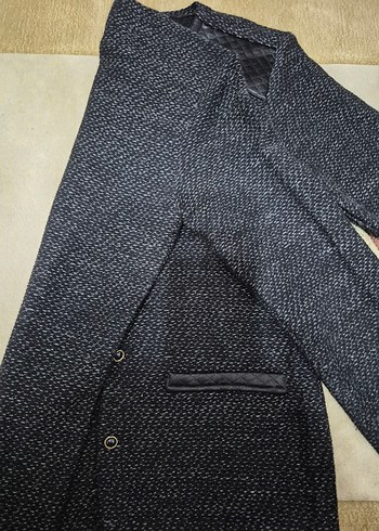 Düğmeli Gri Kadın Ceket - Görsel 4