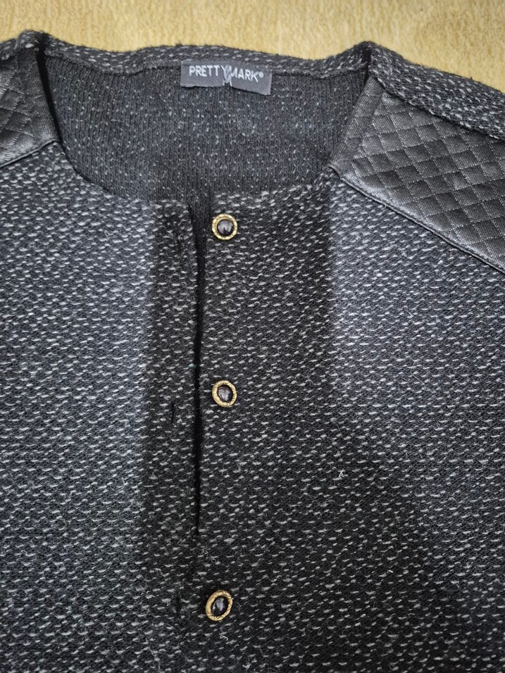 Düğmeli Gri Kadın Ceket - Görsel 2