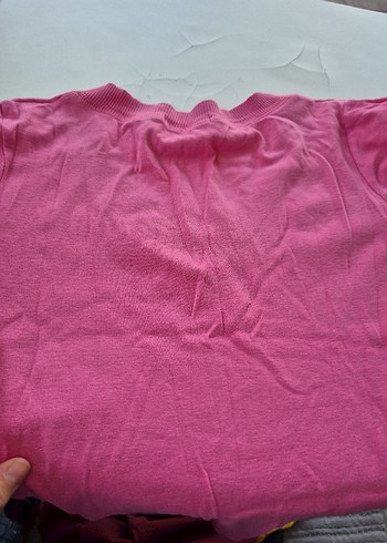 Pembe V Yaka Sweet - Görsel 6