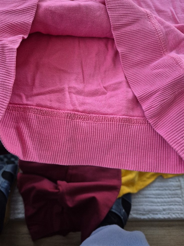 Pembe V Yaka Sweet - Görsel 5