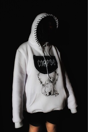 Tasarım gotik hoodie