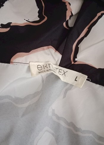 Siyah Beyaz Batik Desenli Uzun Kadın Ceket yağmurluk - Görsel 3