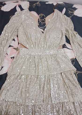 Payetli Abiye elbise - Görsel 2