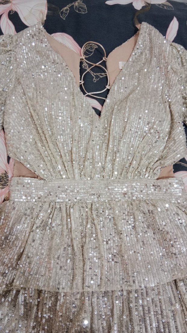 Payetli Abiye elbise - Görsel 3