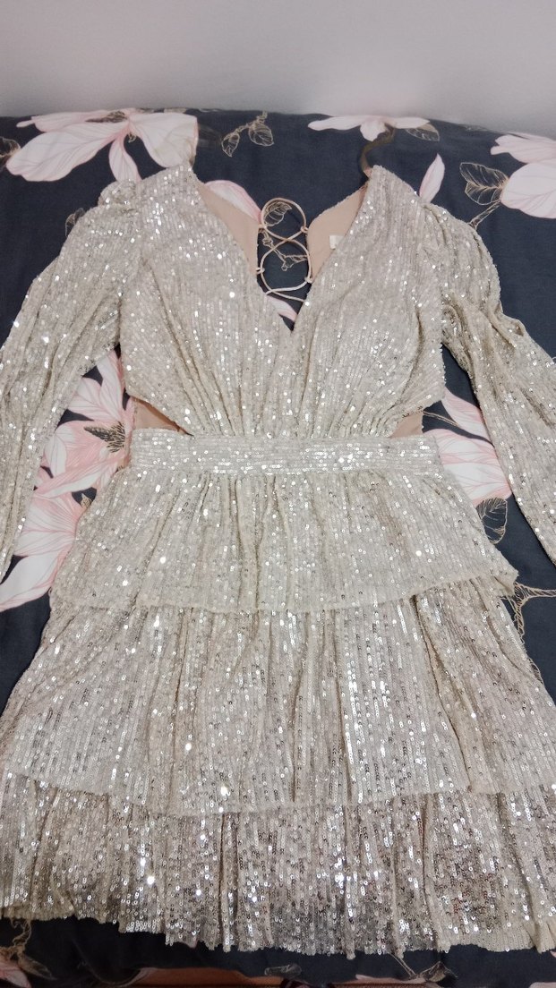 Payetli Abiye elbise - Görsel 2