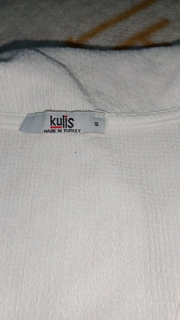 Beyaz Kısa Kollu Kadın Tişört - Görsel 2