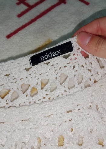 Beyaz Örgü Kadın Bohem Triko - Görsel 2