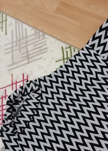 Desenli Gri  Balıkçı Yaka Kadın Kazak - Görsel 2