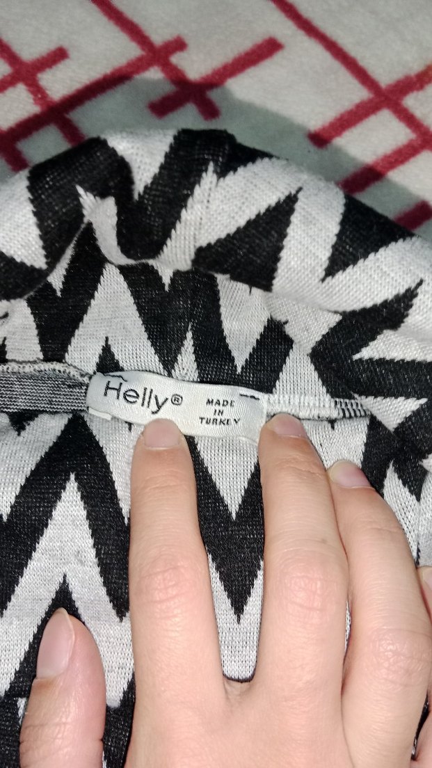 Desenli Gri  Balıkçı Yaka Kadın Kazak - Görsel 3