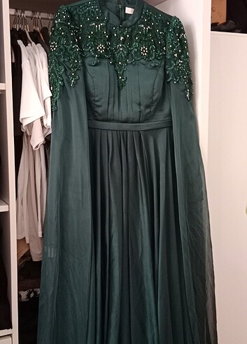 Tesettür abiye elbise - Görsel 2