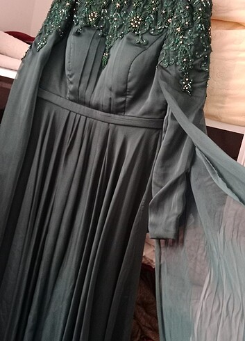 Tesettür abiye elbise - Görsel 3