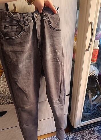 27 Beden gri Renk Kot pantolon