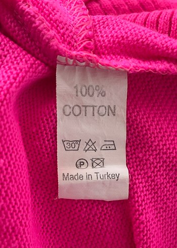 Pembe Baskılı Hamile Triko Tişört - Görsel 5