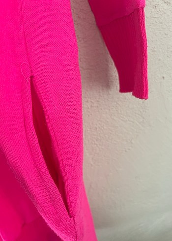 Pembe Baskılı Hamile Triko Tişört - Görsel 3