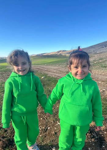 Kapüşonlu Çocuk Eşofman Takımı - Görsel 3