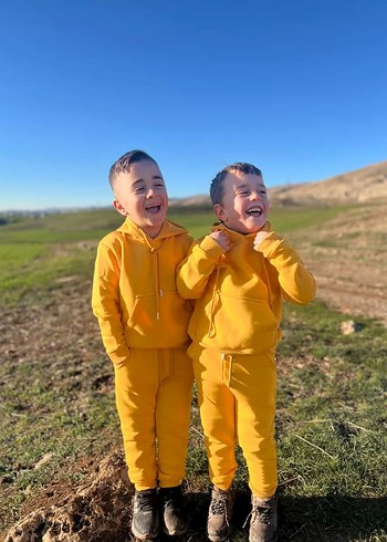 Pamuklu 3 iplik Kapüşonlu Eşofman Takımı - Görsel 3