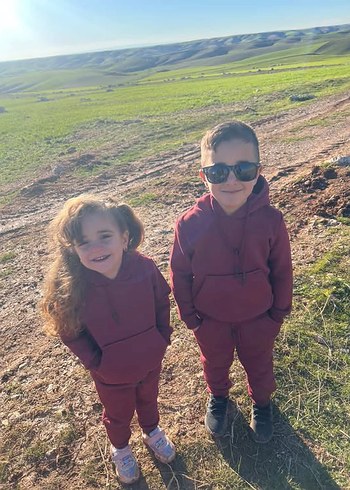 Pamuklu 3 iplik Kapüşonlu Eşofman Takımı - Görsel 5