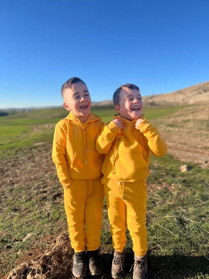 Pamuklu 3 iplik Kapüşonlu Eşofman Takımı - Görsel 3