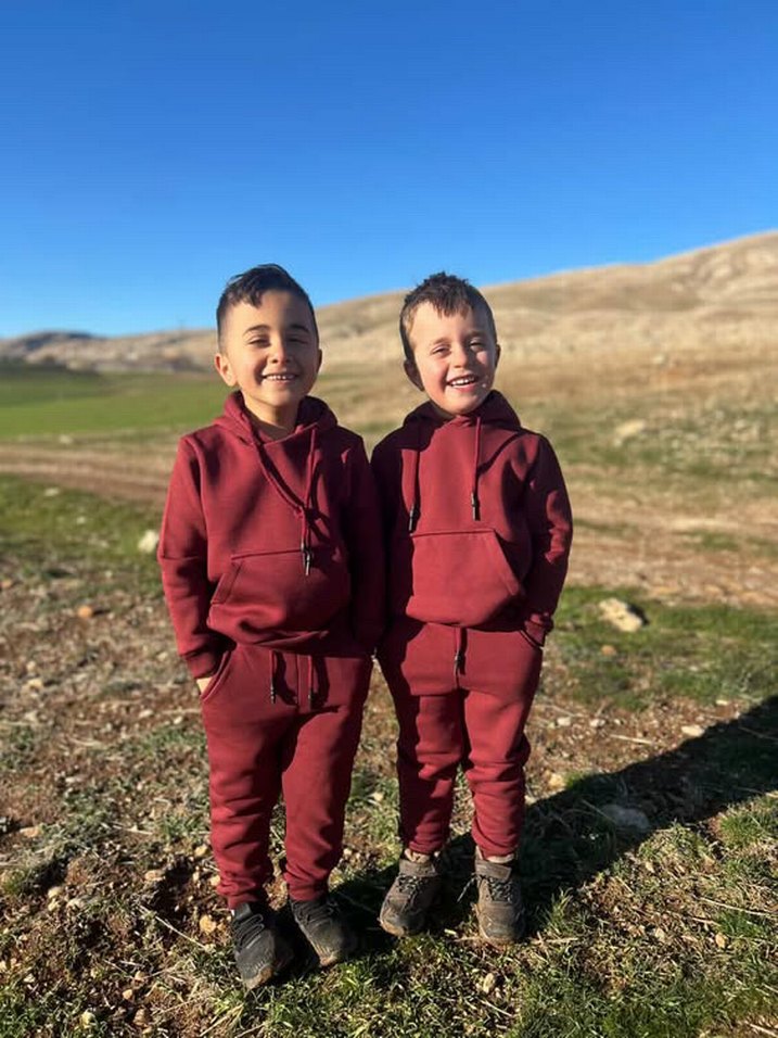 Kapüşonlu unisex Çocuk Eşofman Takımı - Görsel 2