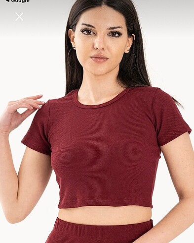 bordo fitilli crop bluz