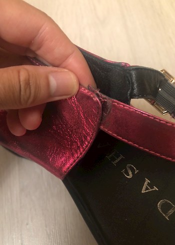 Pembe Parlak Platform Topuklu Ayakkabı - Görsel 7