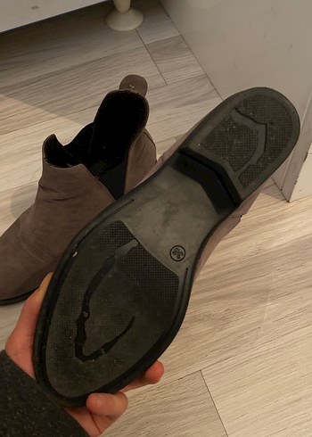 Tokalı Kadın Süet Topuklu Bot - Görsel 4